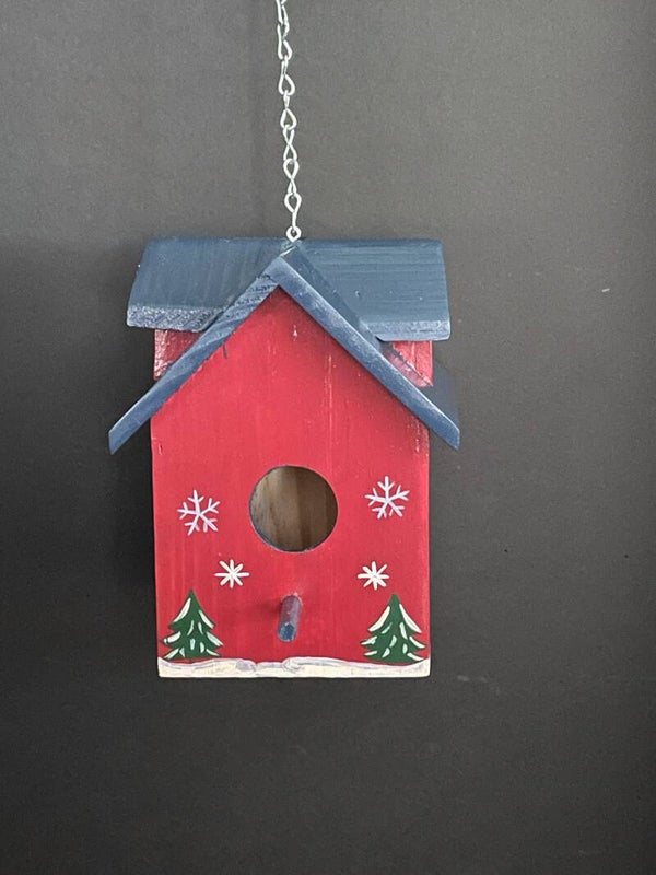 Merry Christmas humming bird style birdhouse