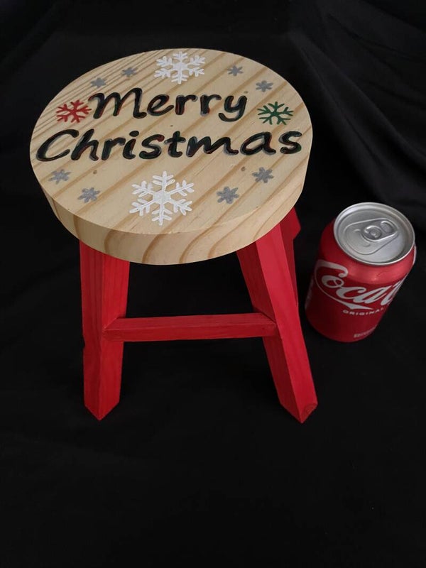 merry christmas stool