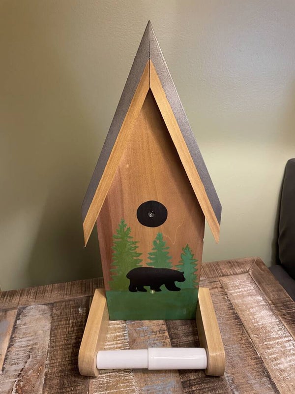 bathroom 1 roll toilet paper dispenser