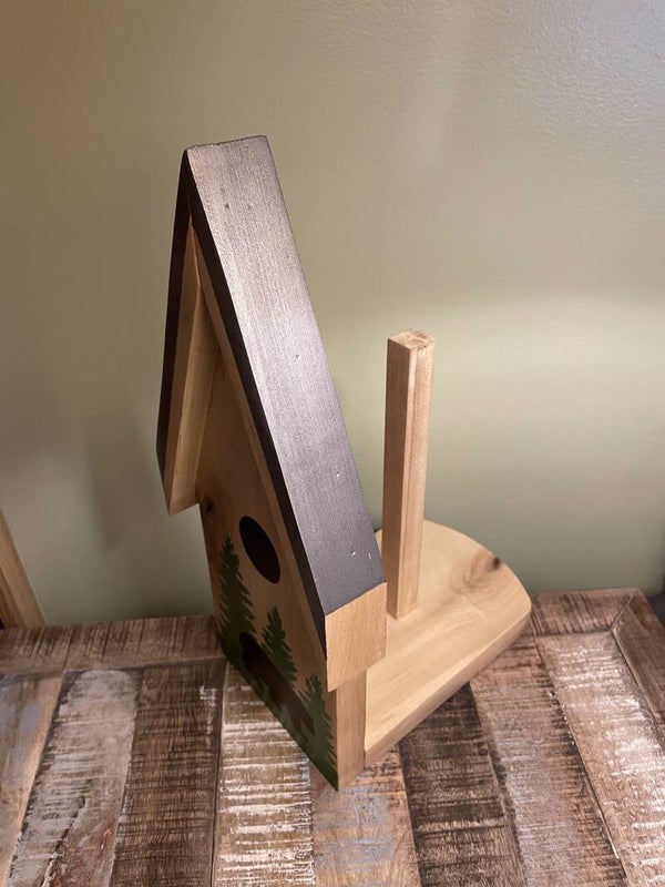 black bear paper towel holder