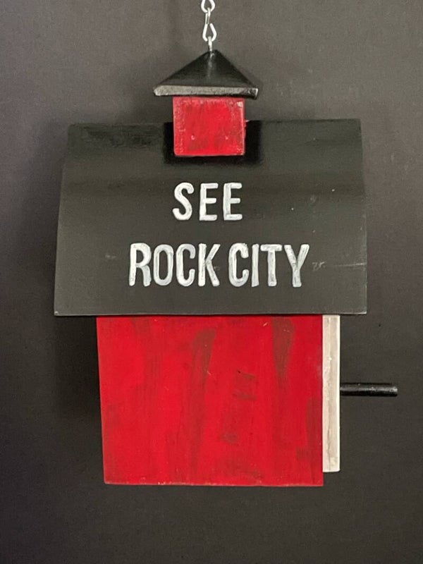 barn style rock city birdhouse