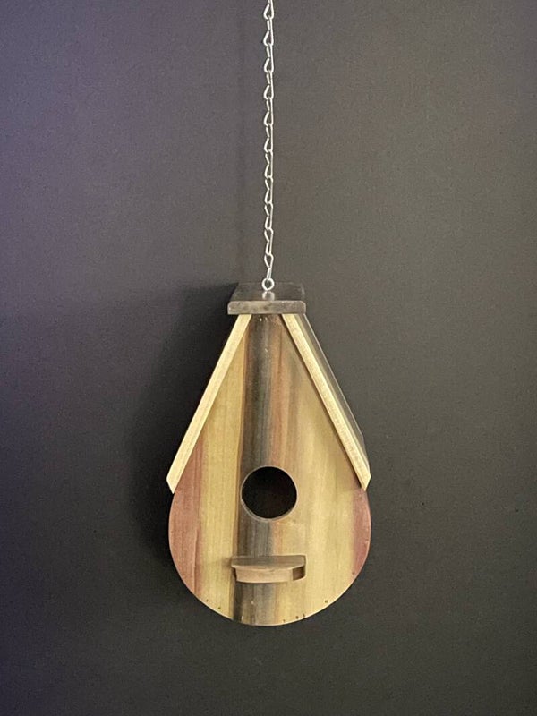 exterior tear drop birdhouses