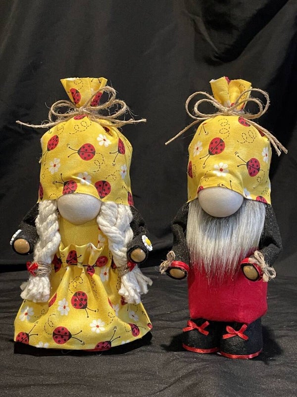 lady bug gnome set