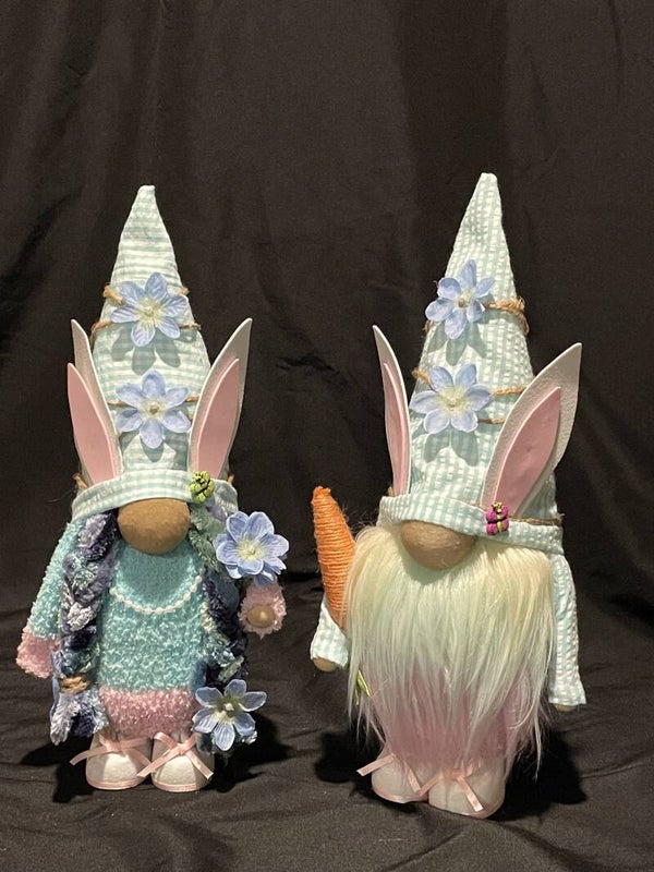 easter bunny gnome set