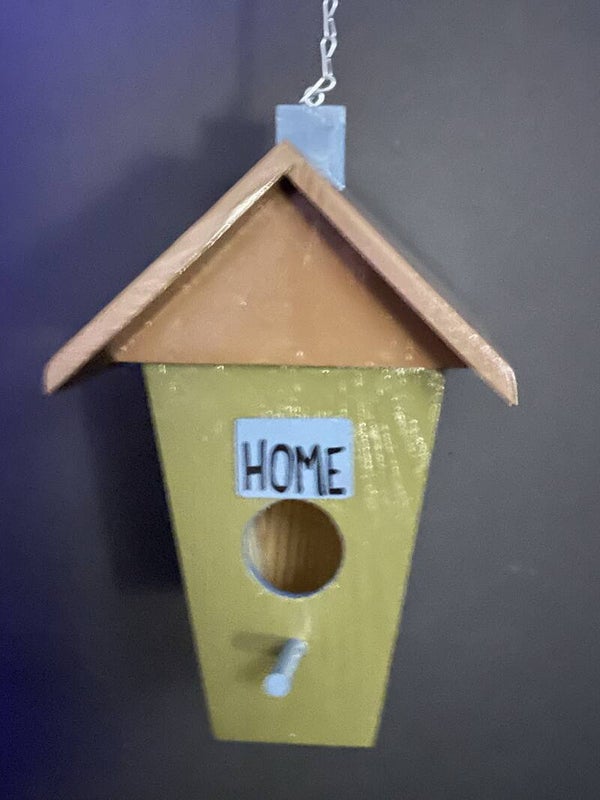 angle wall camping birdhouse
