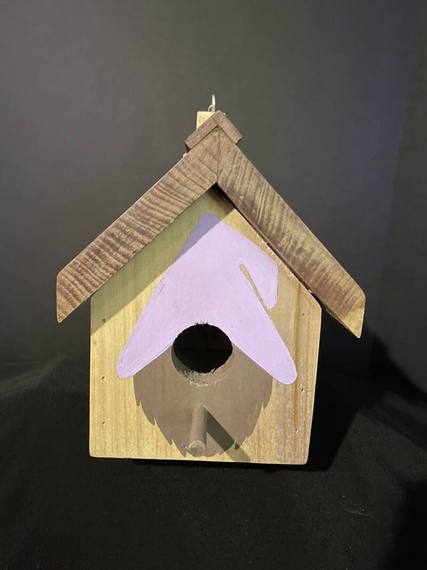 dual birdhouse for all cancer with i'm a survivor