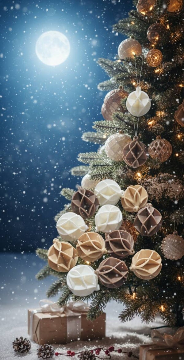 lots 3 Boule noël imprimer en 3d