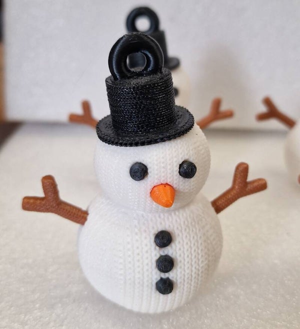 Bonhomme de neige pour sapin