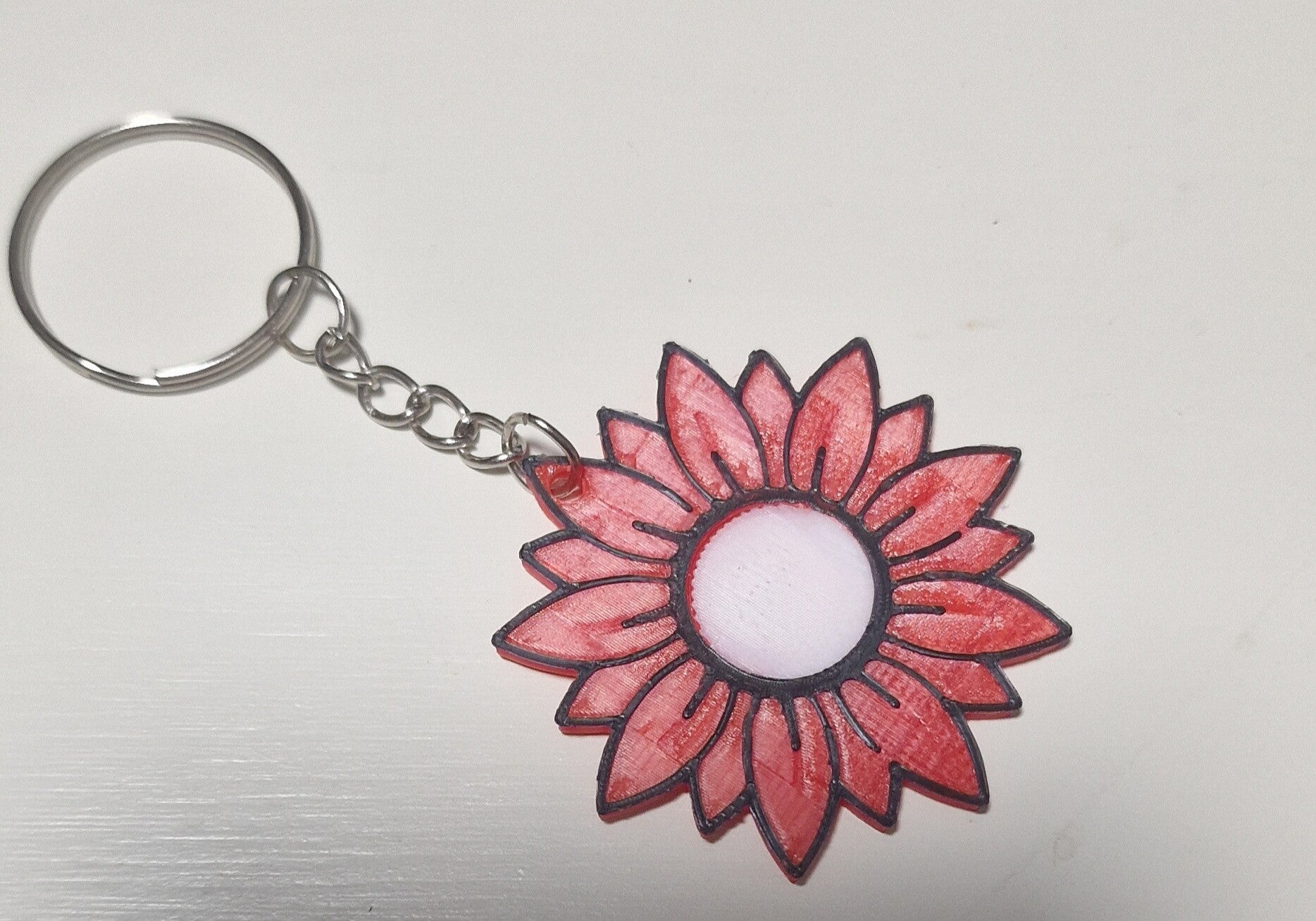 Porte clef marguerite
