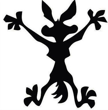 Sticker coyote