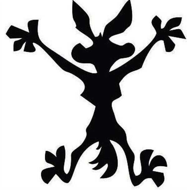 Sticker coyote