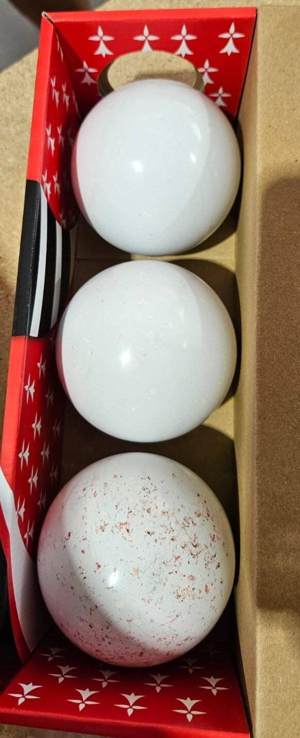 Boules Bretonnes Compétition Perfetta 93mm / 640g - Déclassées (blanches)