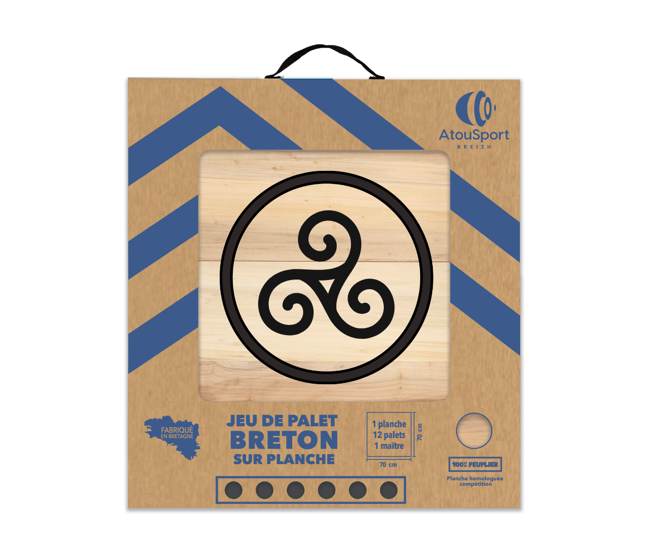 Palets Breton - Kit planche Triskell + palets - AtouSport