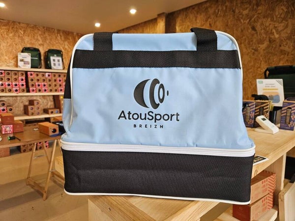 Sac spécial boules Bretonnes - Noir / Bleu claire