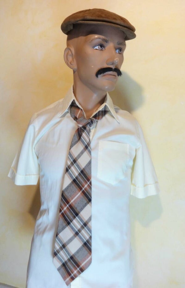 A2270 : Cravate tartan 70's