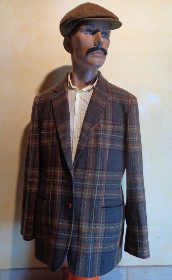 H551 : Veste carreaux Ralph Lauren T.M