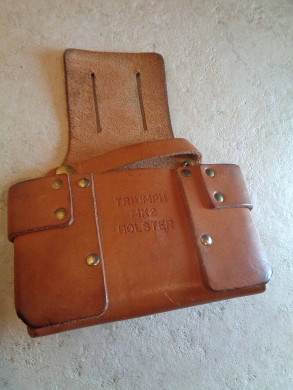 Cu1427 : Porte Holster tout cuir