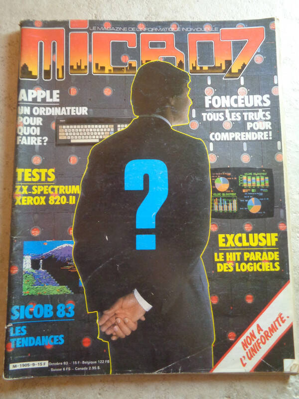 MICRO7 N°9 - Octobre 1983 - Magazine informatique