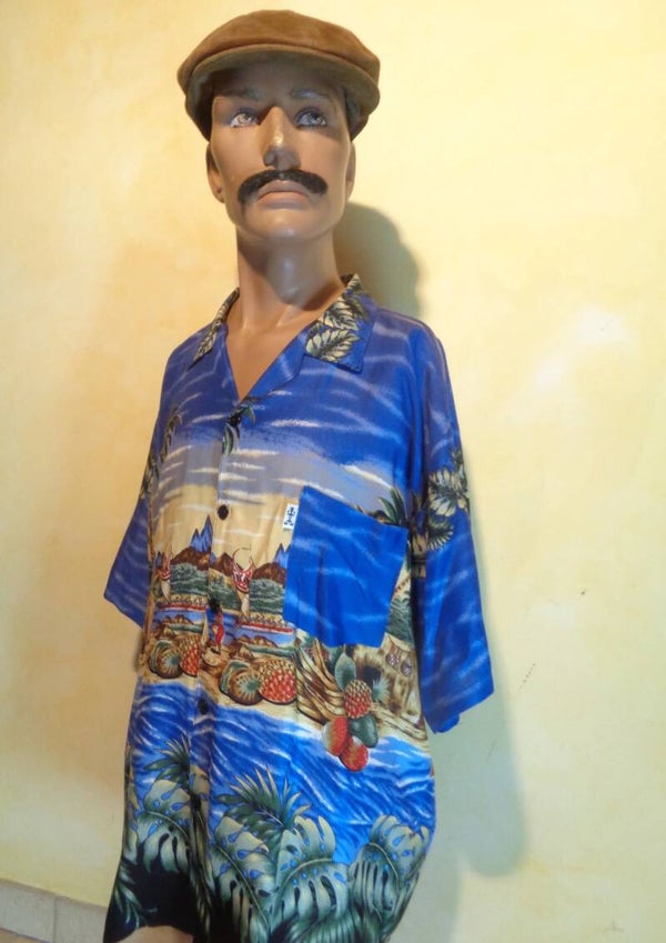 H657 : Chemise marché tropical T.L