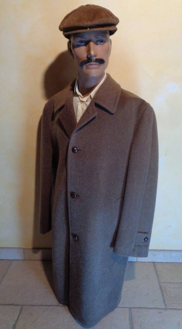 H548 : Manteau loden T.XL
