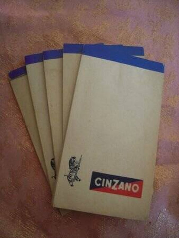 Cu157 : Carnets de comptoir Cinzano 60's