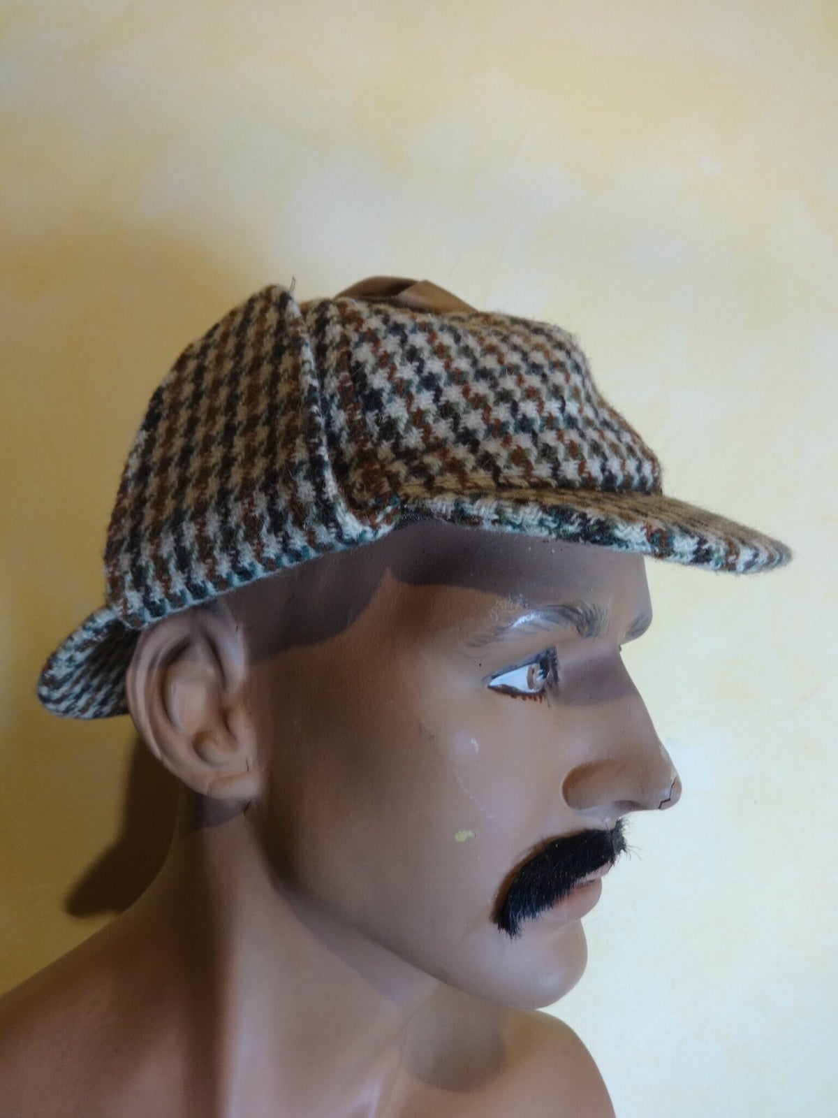 Casquette De Détective Vintage En Tartan, Style Sherlock Holmes - Occasion Comme Neuve