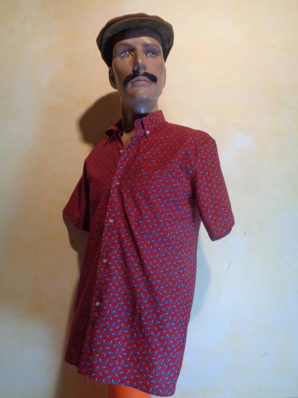 H602 : Chemise cachemire 90's