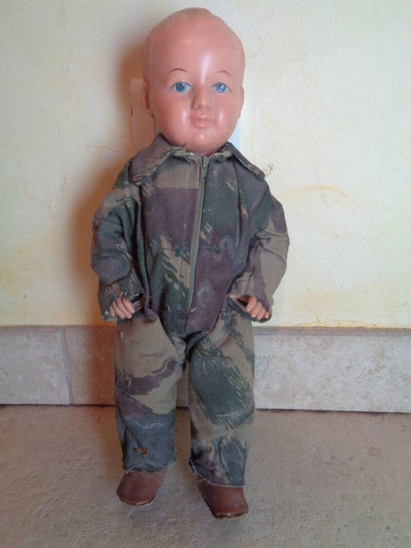 Cu2071 : Parachutiste Petit Colin 50's