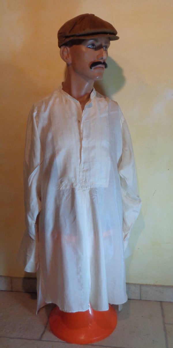 H1649 : Chemise soie 1900 T.M