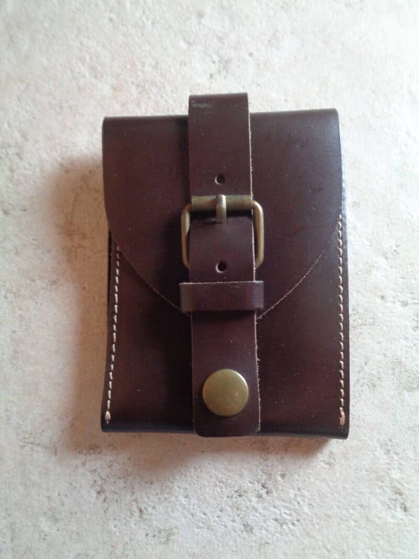 A2363 : Pochette de ceinture cuir