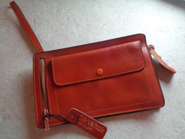S2236 : Pochette cuir 60's