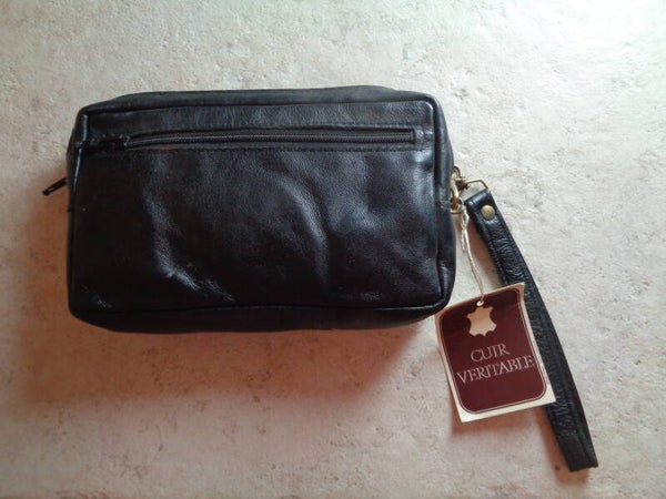 S2219 : Pochette cuir 60's