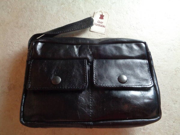 S2224 : Pochette cuir 60's