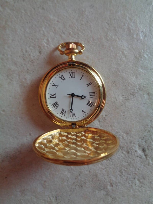 Bi346 : Montre gousset dorée