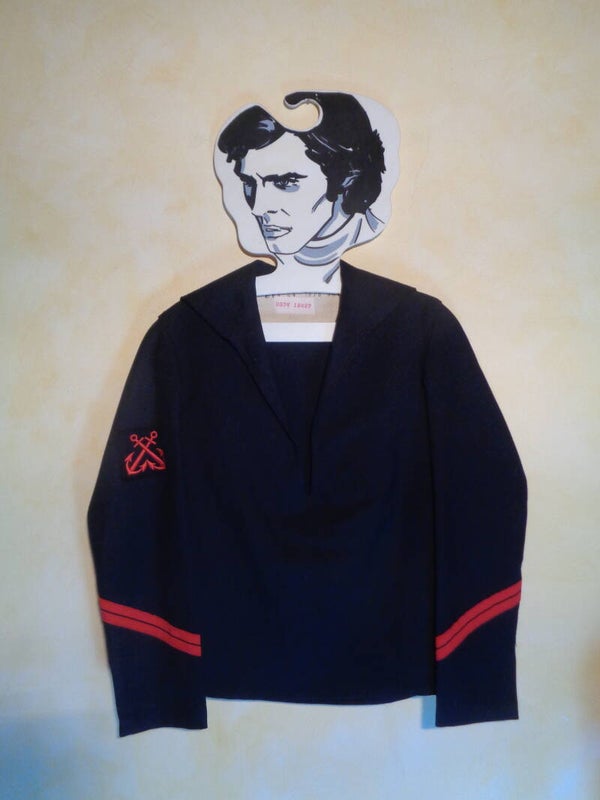 H407 : Vareuse laine 70's T.S