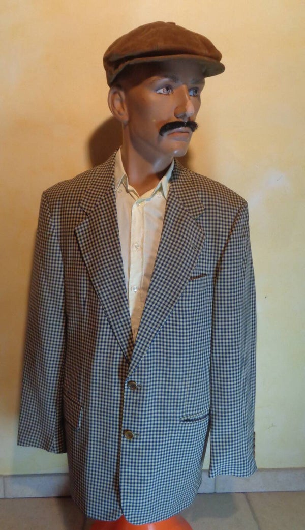 H186 : Veste carreaux Hugo Boss T.XL