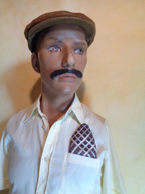 A4238 : Pochette soie 50's