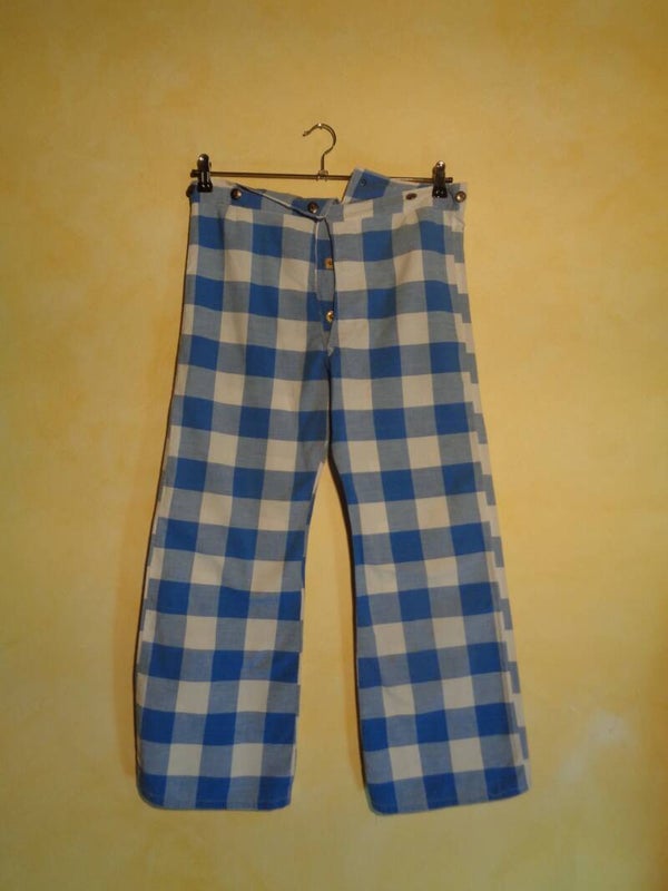 H754 : Pantalon à carreaux 1900 T.L