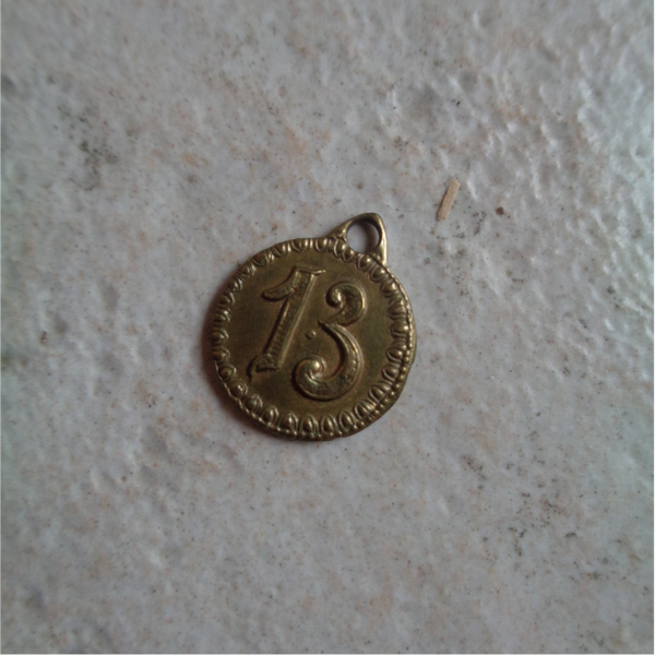 Bi2199 : Médaillon porte bonnheur 14-18