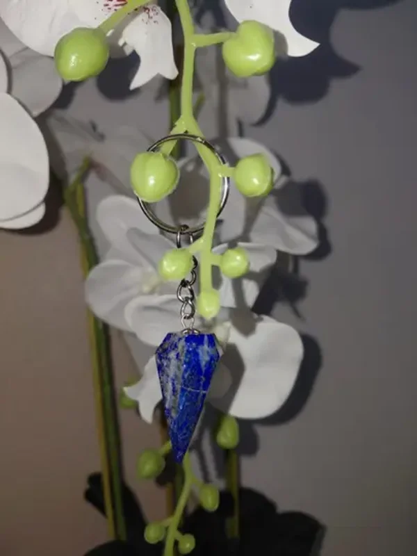 💙 Porte-clés en Lapis-Lazuli