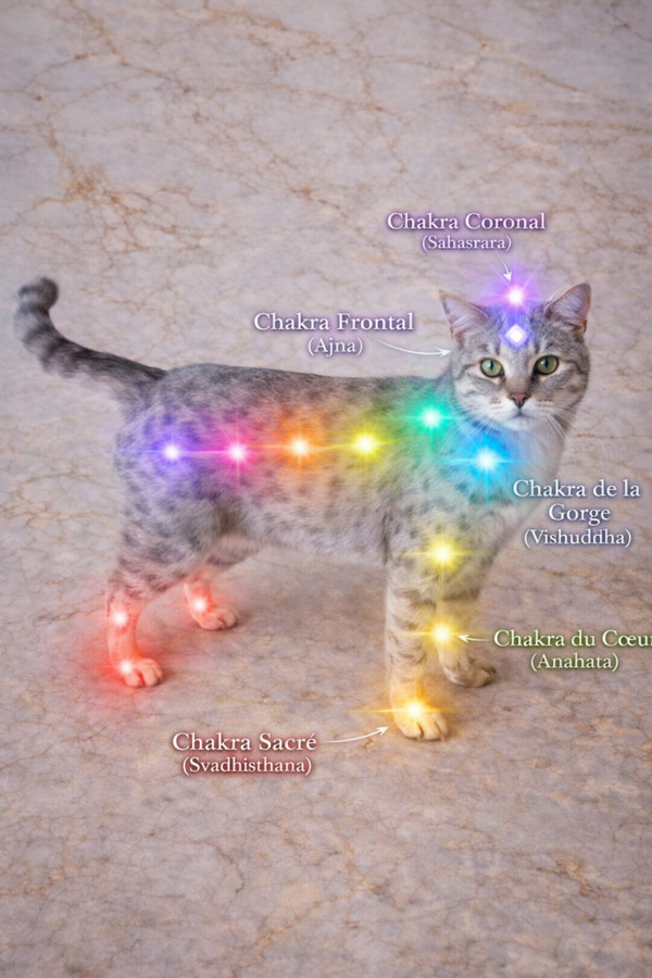 recherche taux chakras de votre chat