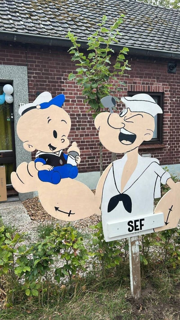 Stickers geboorte bord