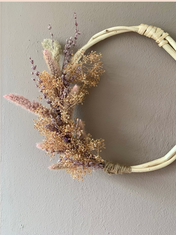 Droogbloemenkrans