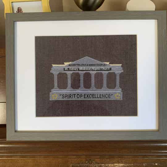 Framed Embroidered Images