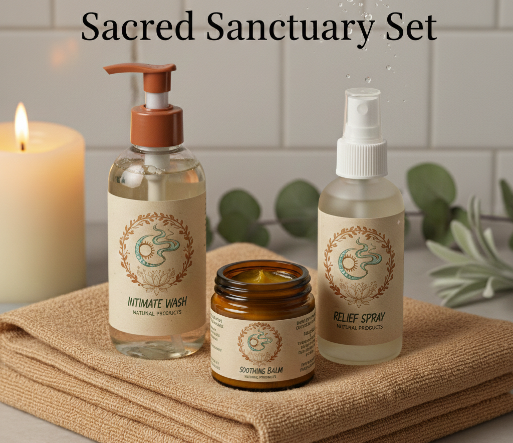 Sacred Sanctuary Set | Intimate Care Ritual for Sensitive Skin