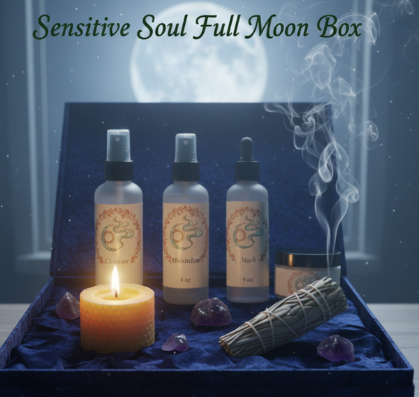 Sensitive Soul Full Moon Box | Spiritual Skincare Ritual Kit