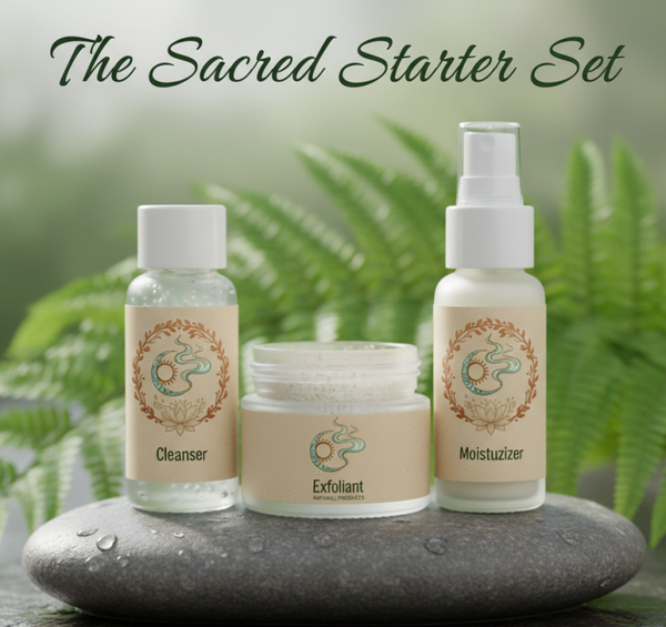 Sacred Starter Set | 3-Step Sensitive Skin Ritual with Exfoliant