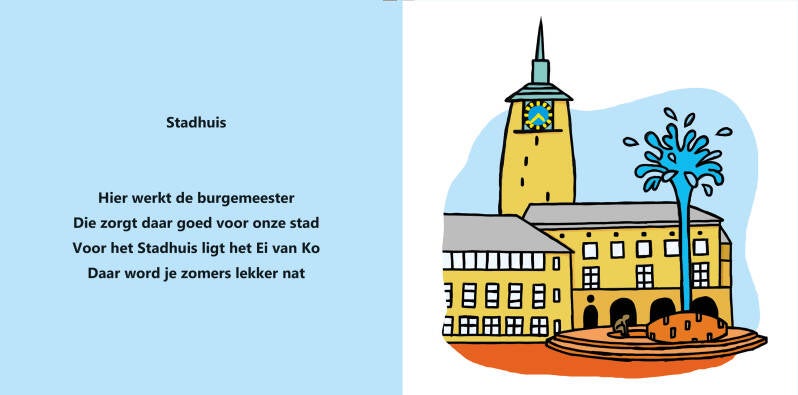 illustratie stadhuis Enschede