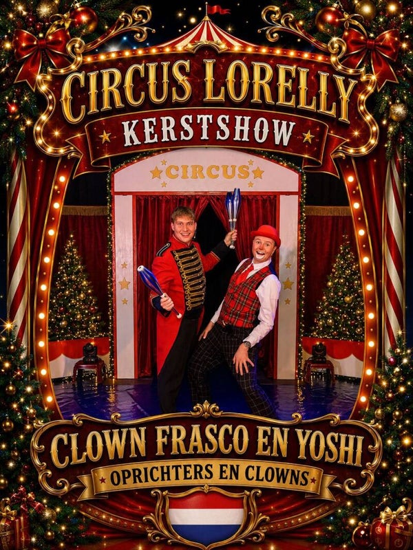 ENTREE KERSTSHOW 13 december 2026 Aanvang 14:00