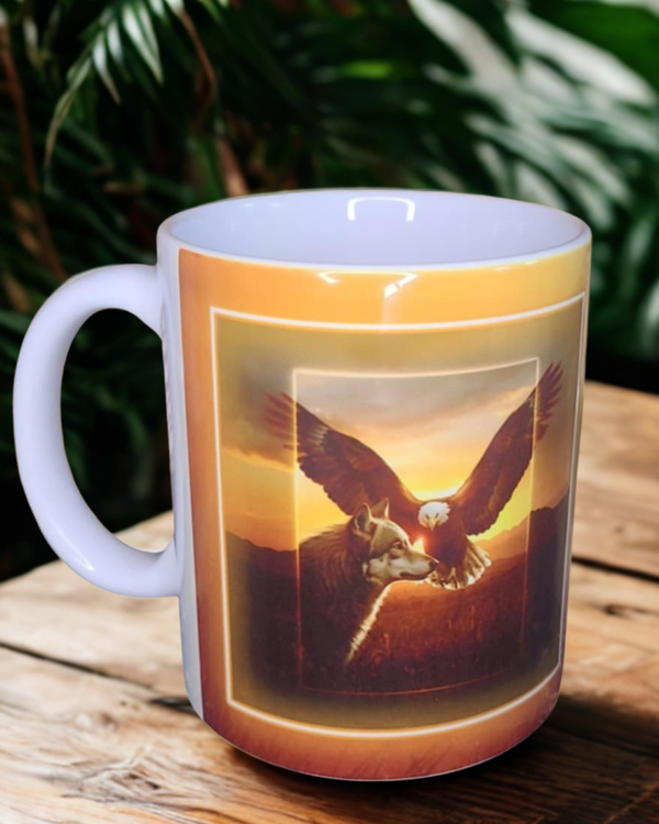 Tasse loup-aigle
